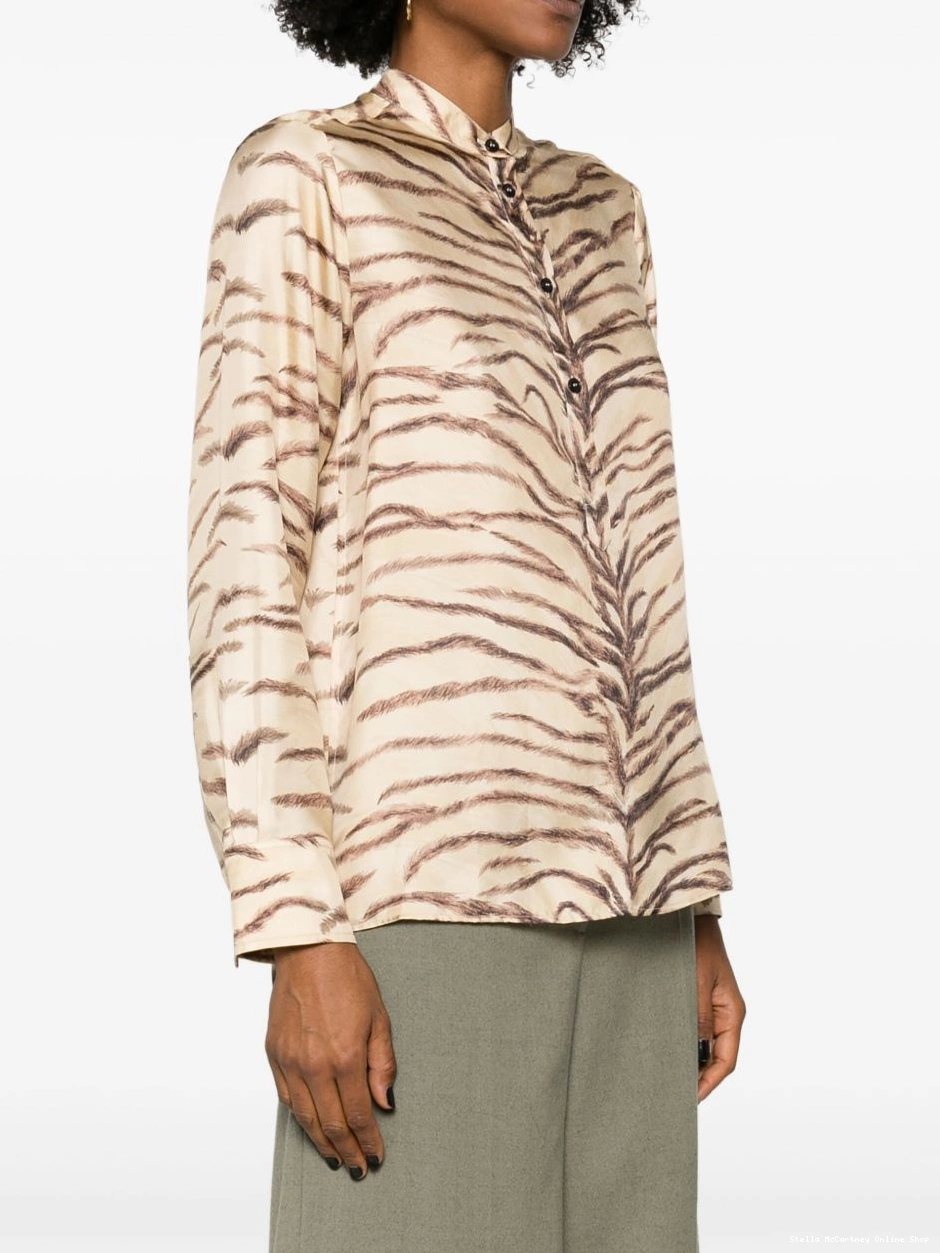 Cheap McCartney shirt tiger-print Women Stella 0326